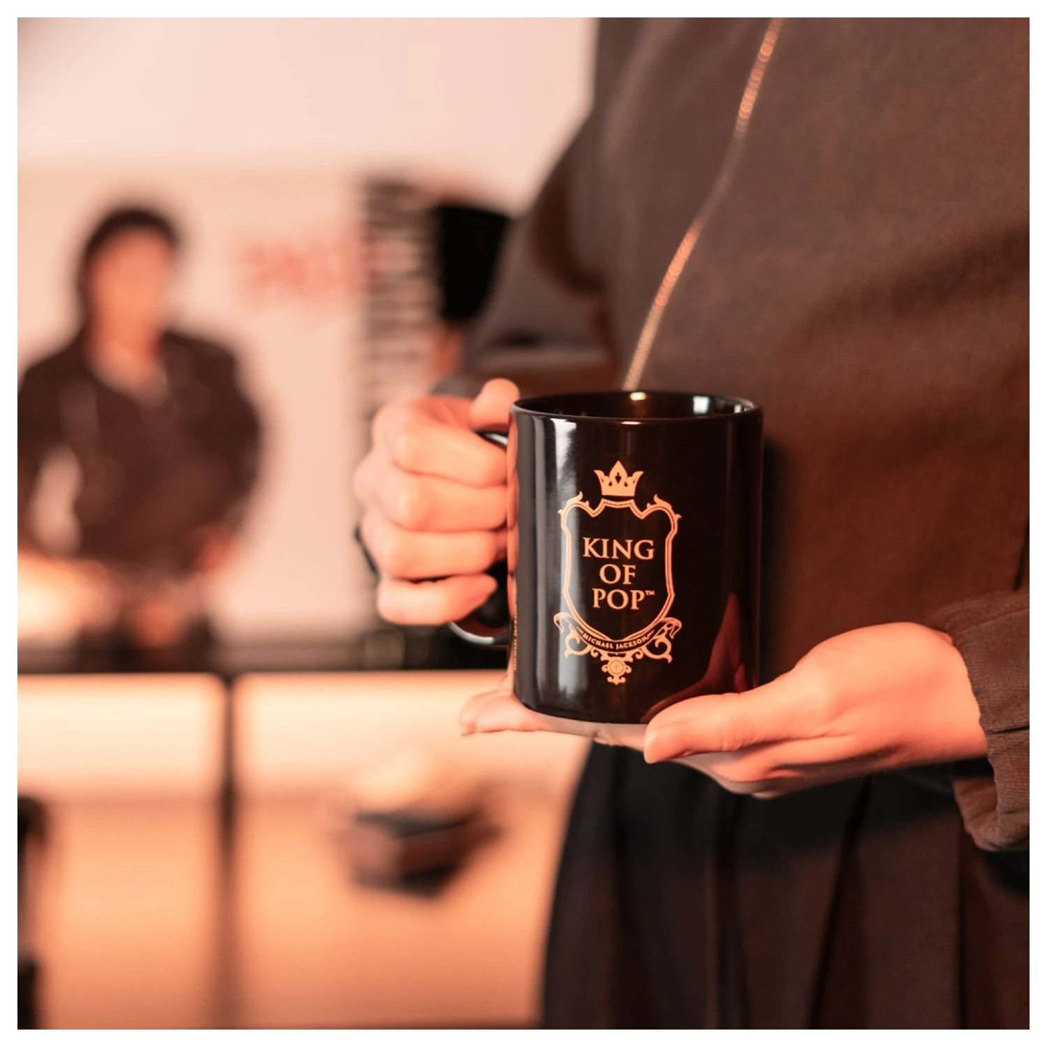 Michael Jackson Mug King of Pop Black 350 ml product photo