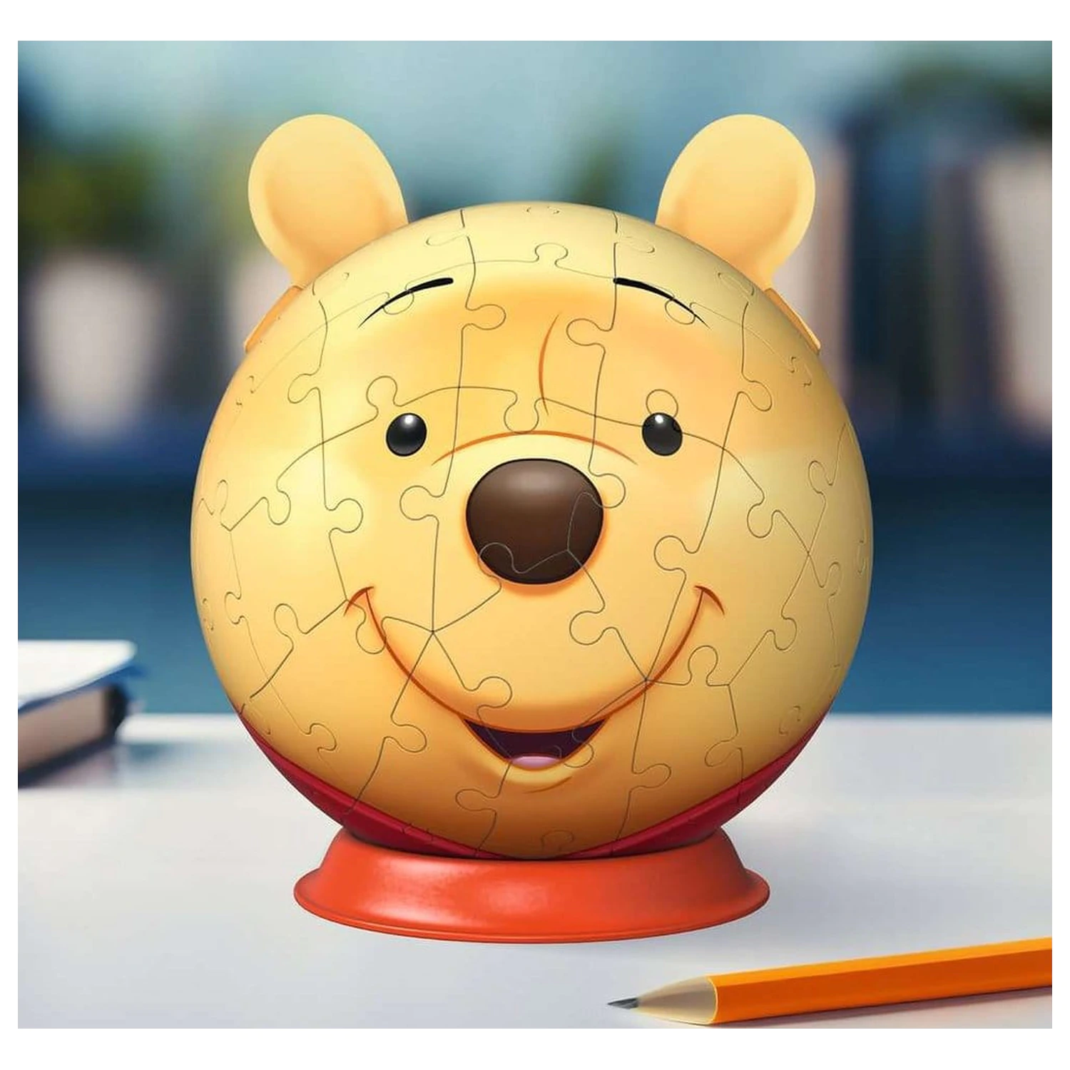 Winnie the Pooh 3D Jigsaw Puzzle Ball with Ears (77 Pieces) product photo