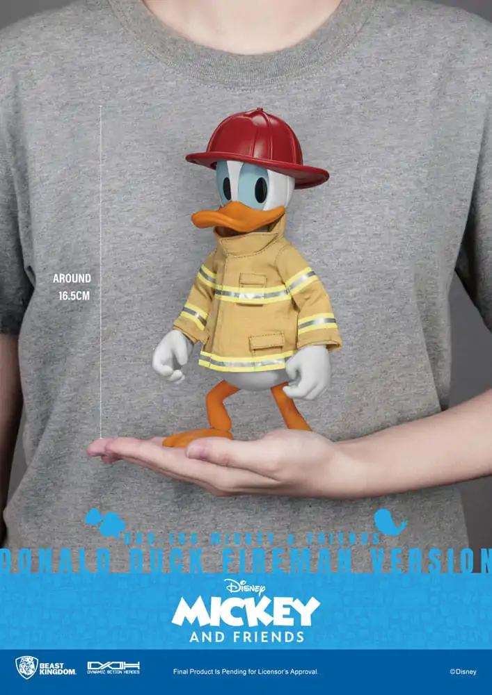 Mickey & Friends Dynamic 8ction Heroes Action Figure 1/9 Donald Duck Fireman Ver. 24 cm termékfotó