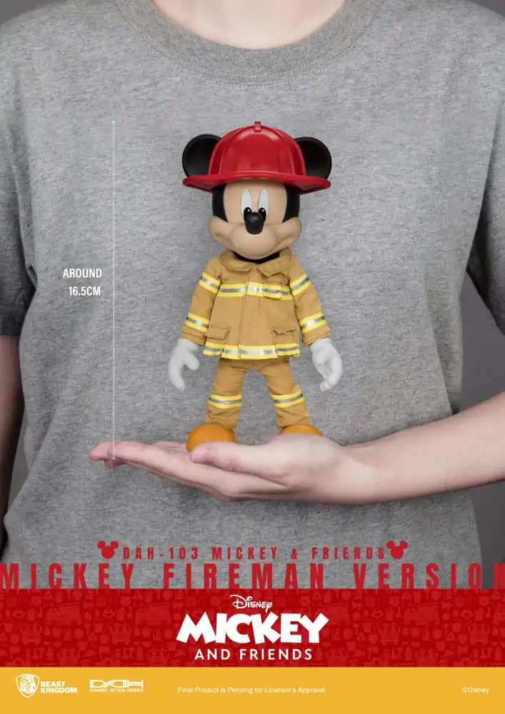 Mickey & Friends Dynamic 8ction Heroes Action Figure 1/9 Mickey Fireman Ver. 24 cm product photo