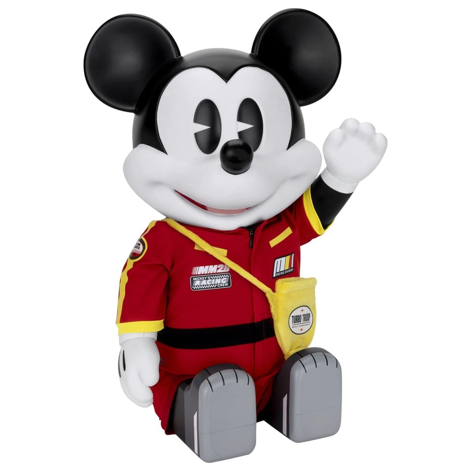 Mickey and Friends Vinyl Bank SYAKING-BANG!! Functional Figurine Race Car Micky 48 cm product photo