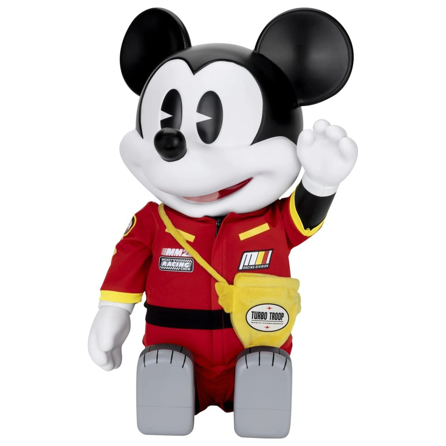 Mickey and Friends Vinyl Bank SYAKING-BANG!! Functional Figurine Race Car Micky 48 cm product photo