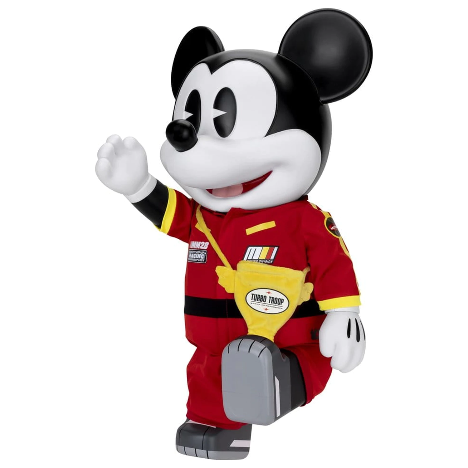 Mickey and Friends Vinyl Bank SYAKING-BANG!! Functional Figurine Race Car Micky 48 cm product photo