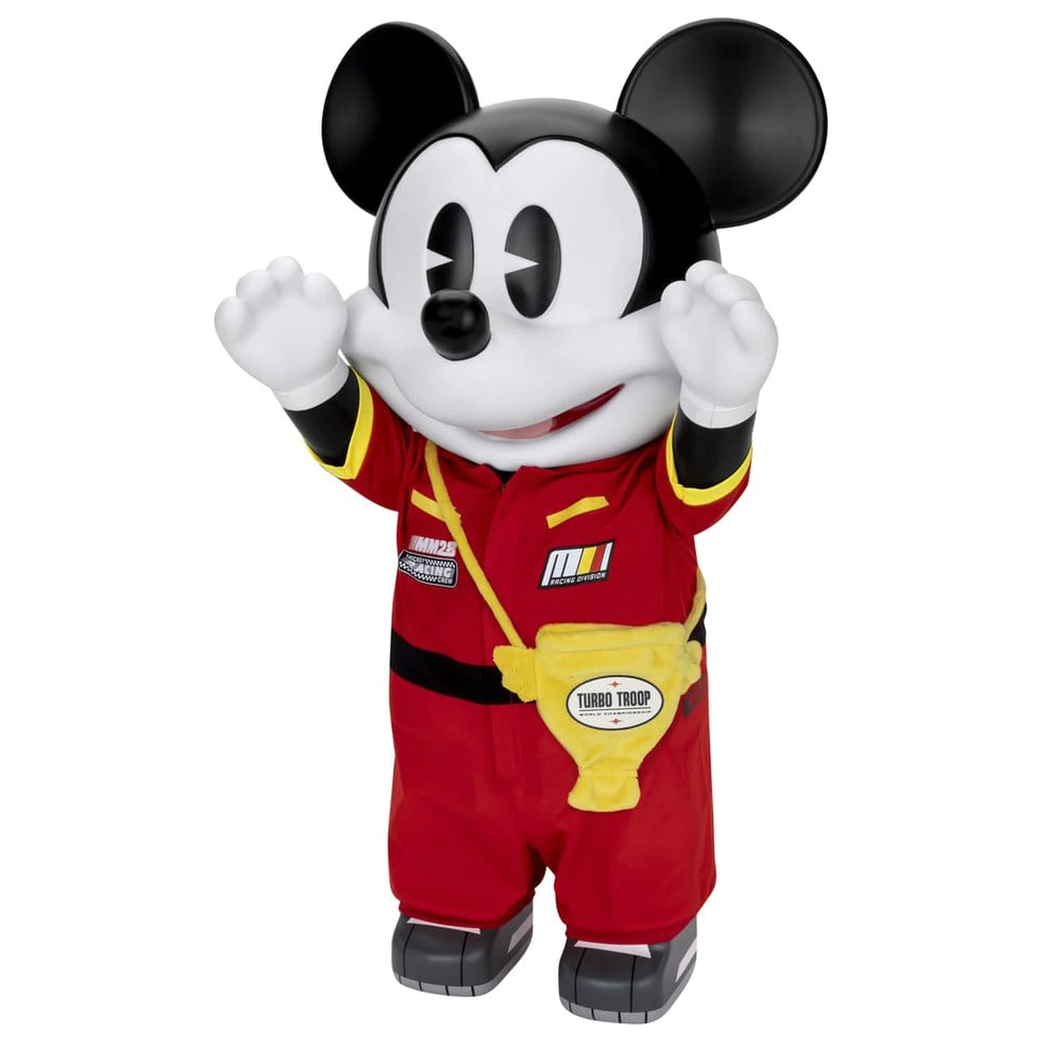 Mickey and Friends Vinyl Bank SYAKING-BANG!! Functional Figurine Race Car Micky 48 cm product photo
