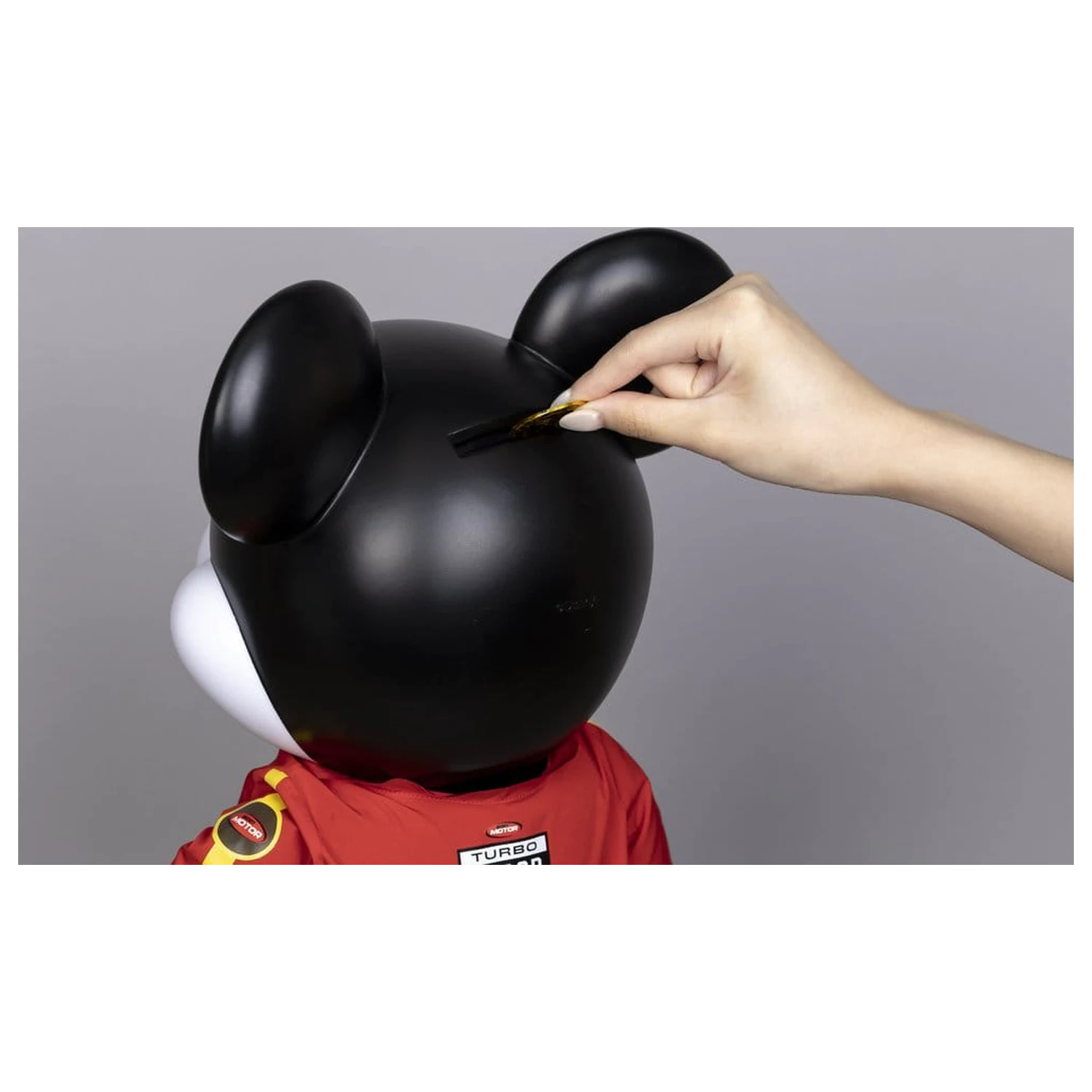 Mickey and Friends Vinyl Bank SYAKING-BANG!! Functional Figurine Race Car Micky 48 cm product photo