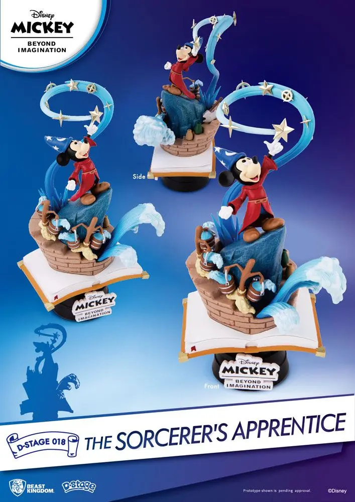 Mickey Beyond Imagination D-Stage PVC Diorama The Sorcerer's Apprentice 15 cm product photo