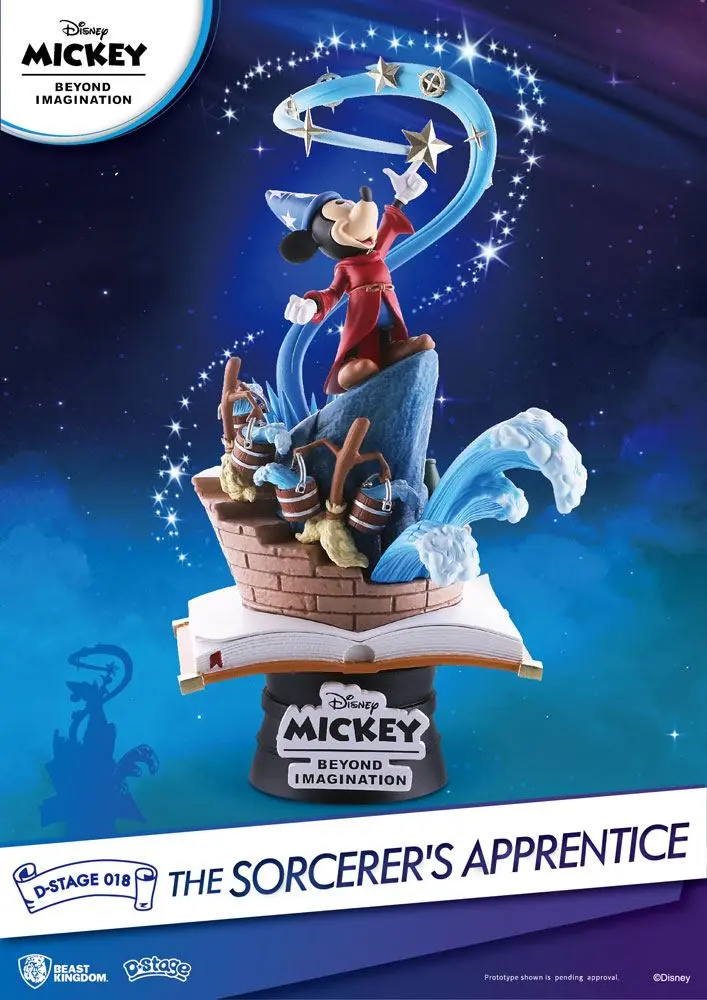 Mickey Beyond Imagination D-Stage PVC Diorama The Sorcerer's Apprentice 15 cm product photo