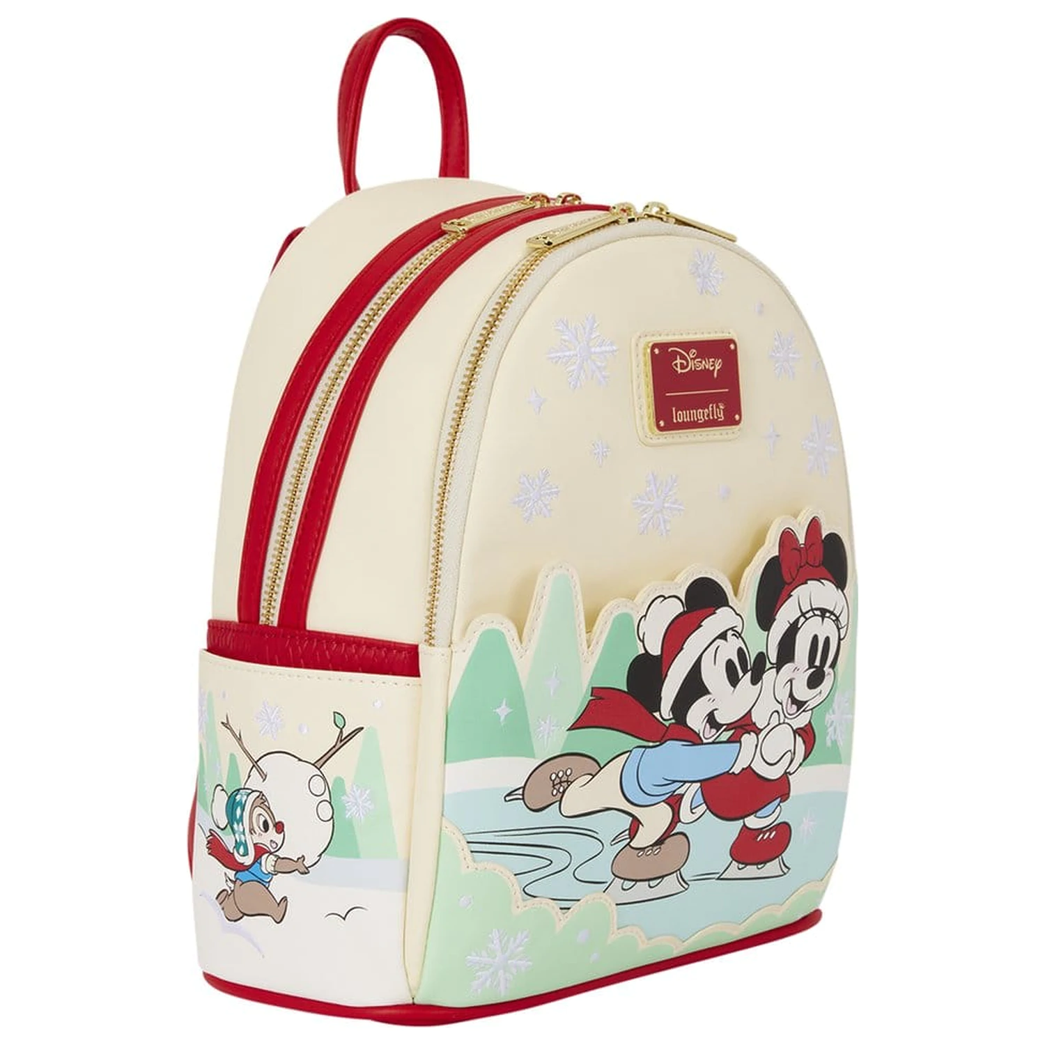 Mickey & Friends by Loungefly Mini Backpack with Headband Holder Ice Skating product photo