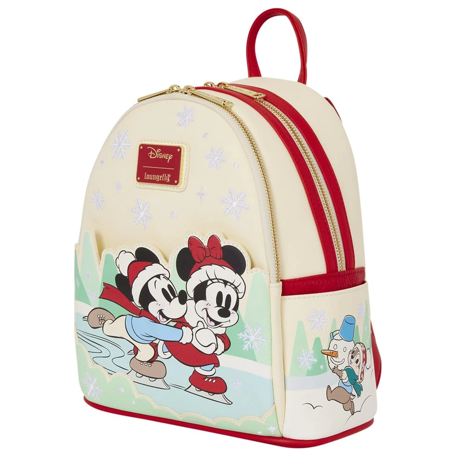 Mickey & Friends by Loungefly Mini Backpack with Headband Holder Ice Skating product photo