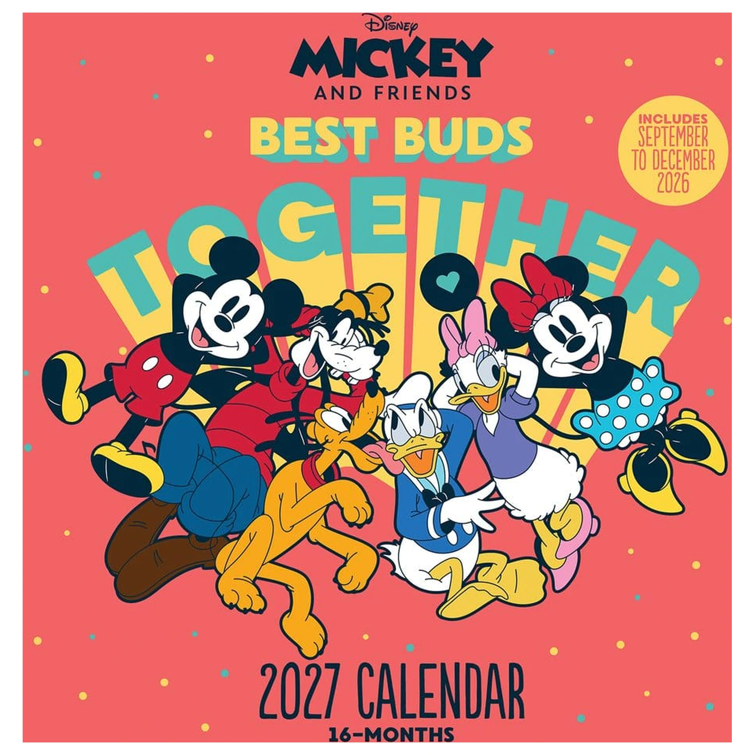 Mickey & Friends Calendar 2027 30 x 30 cm product photo