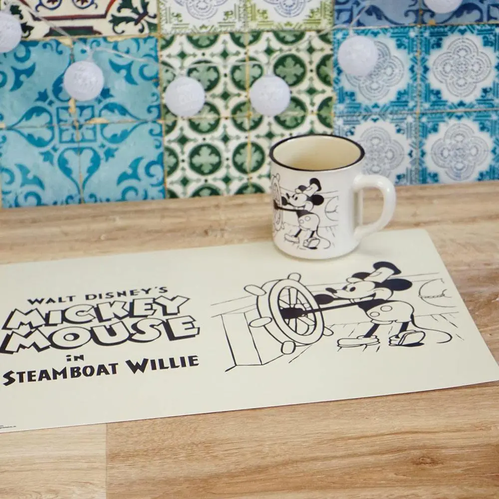 Mickey Mouse Lenticular Placemat 2-Pack Steamboat Willie product photo