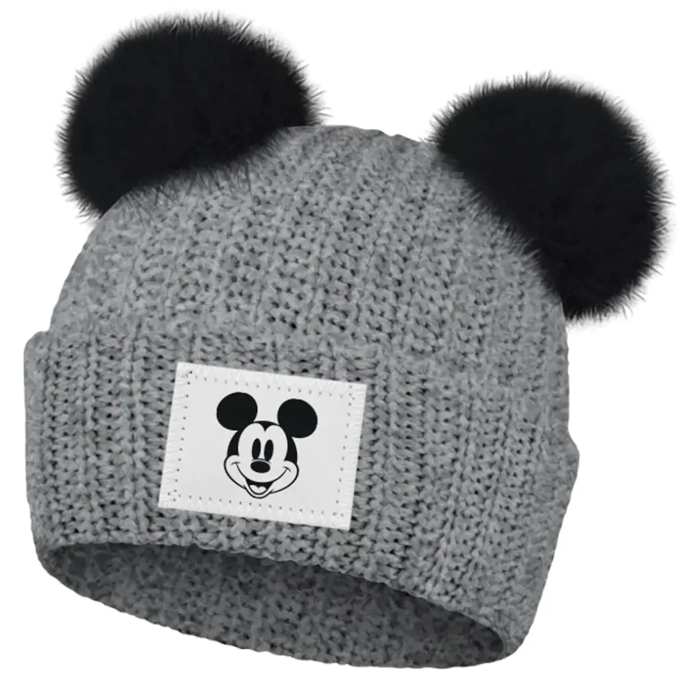 Mickey Mouse pompom knitted beanie 56/58cm product photo