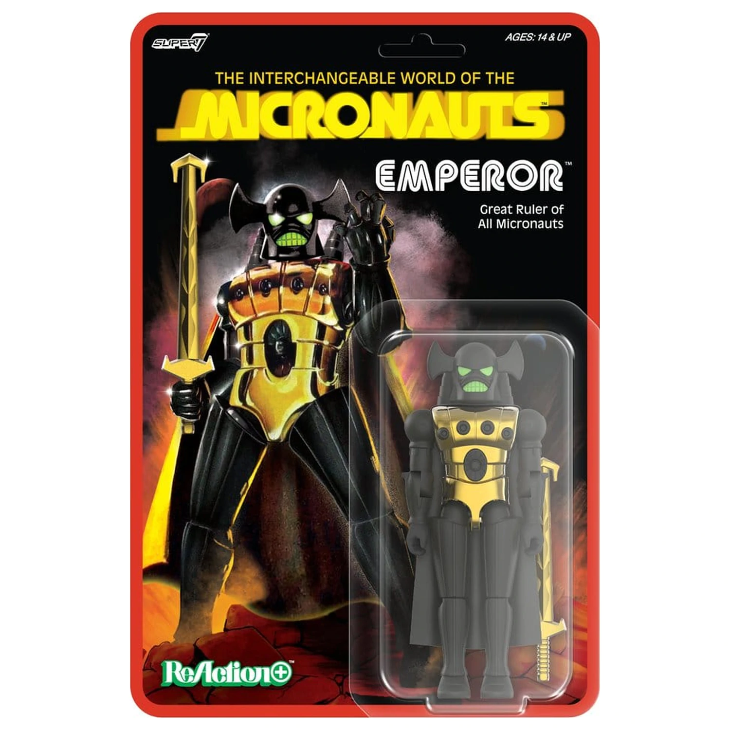Micronauts ReAction+ Action Figure Wave 03 Emperor 10 cm    product photo
