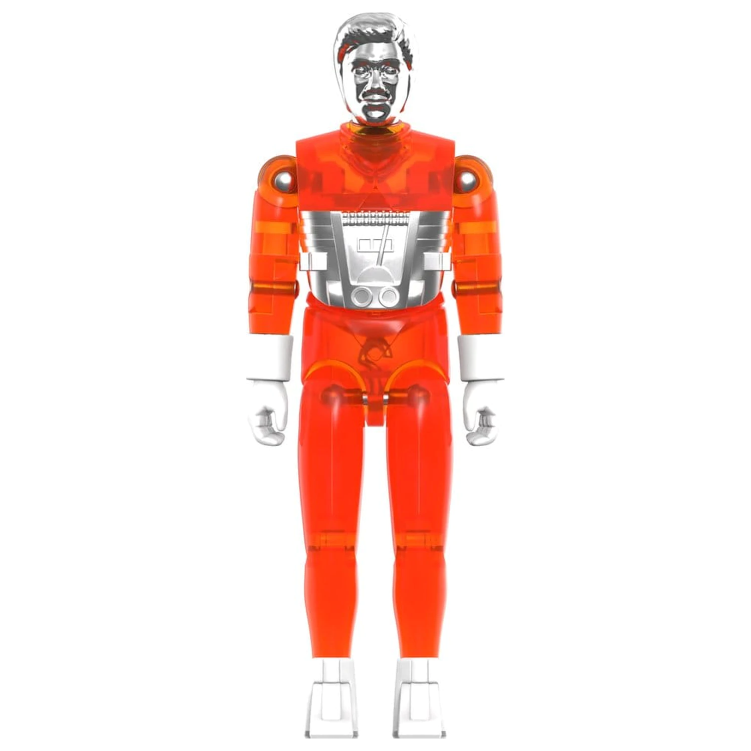 Micronauts ReAction+ Action Figure Wave 04 Time Traveler (Translucent Orange) product photo