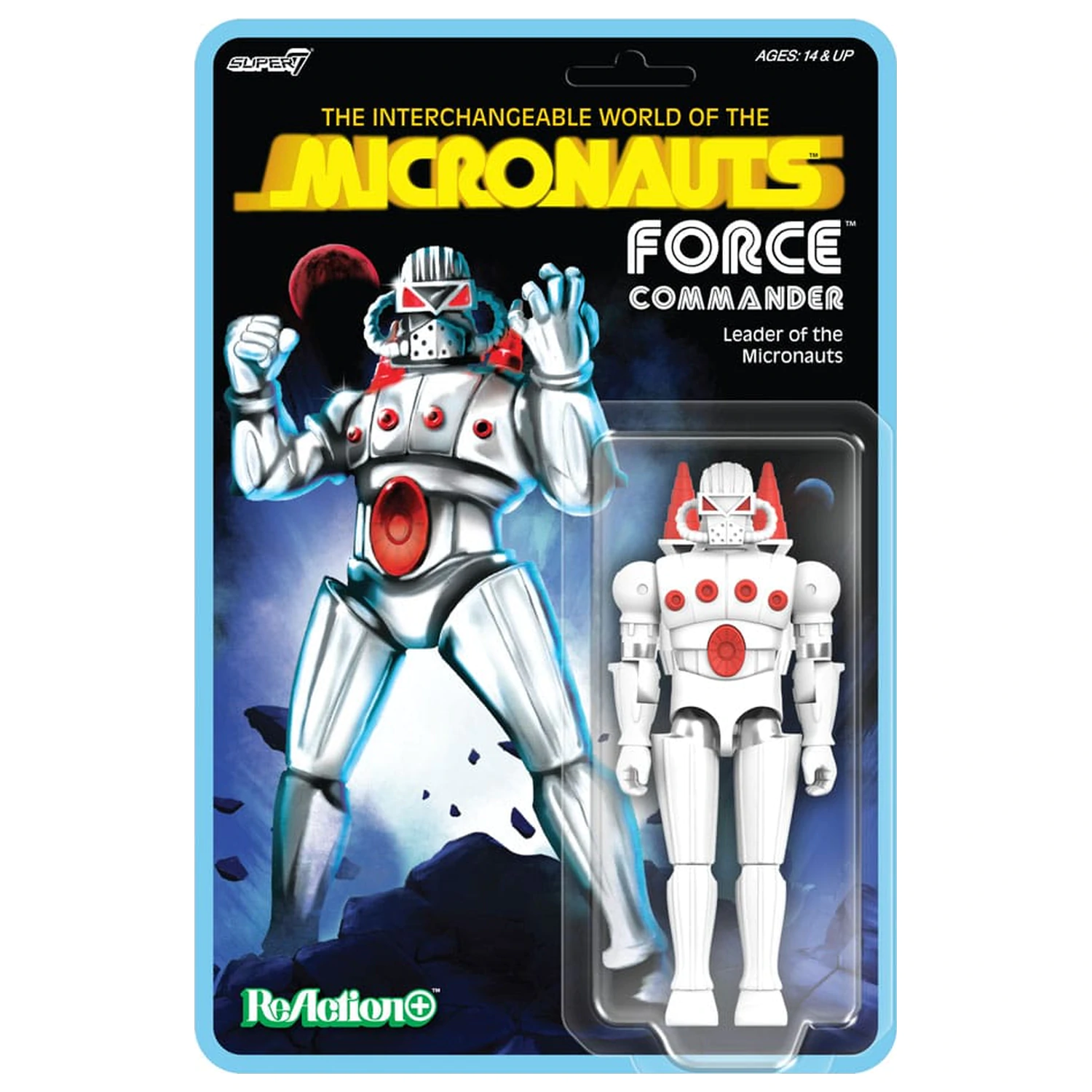 Micronauts ReAction+ Action Figure Force Commander 9 cm   product photo
