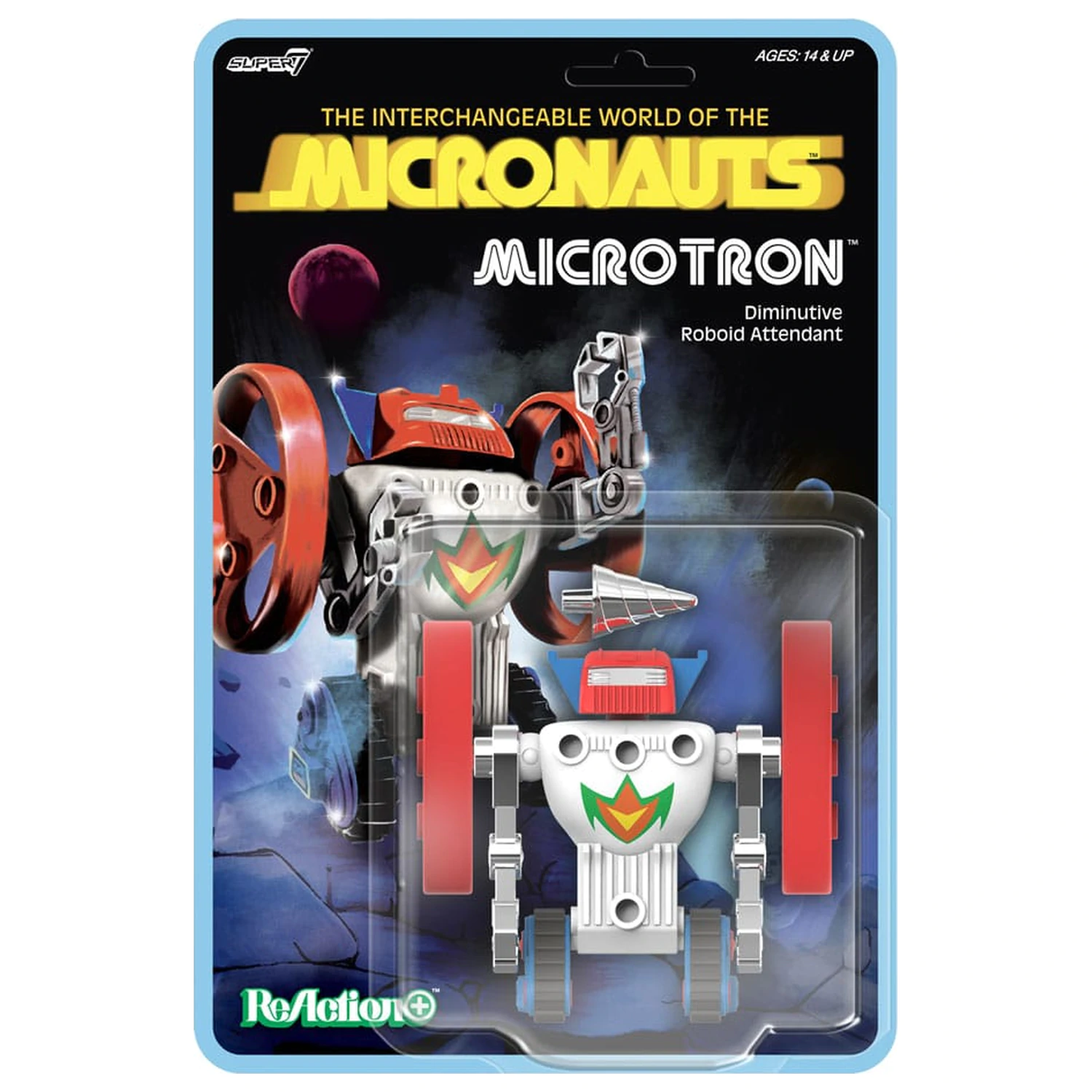 Micronauts ReAction+ Action Figure Microtron 9 cm   product photo