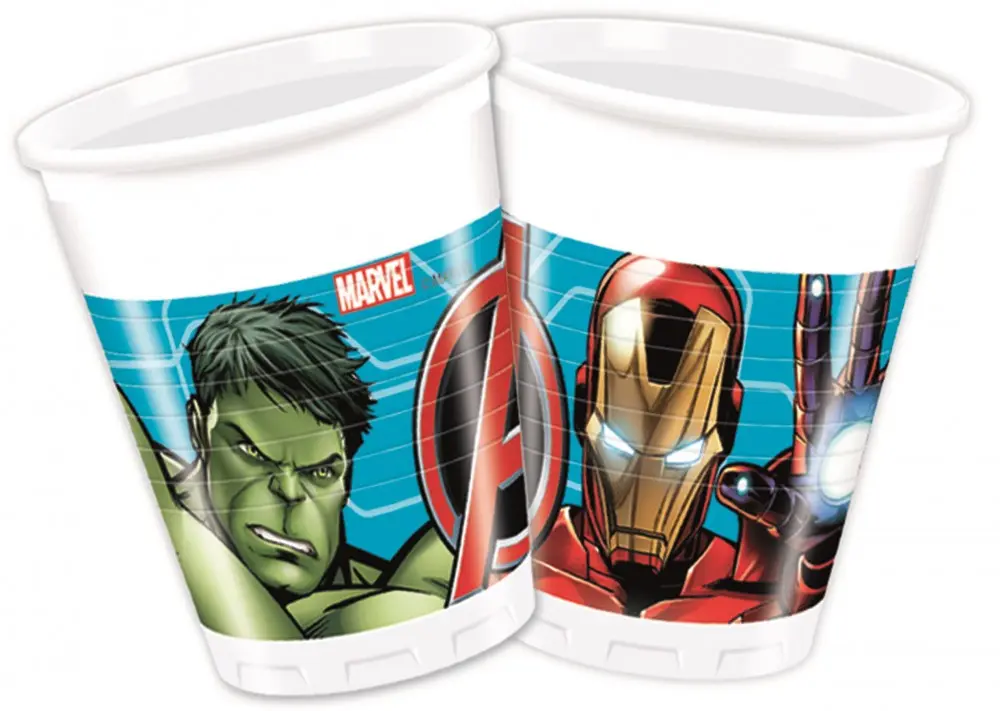 Mighty Avengers Plastic Cups 8-Pack 200 ml product photo