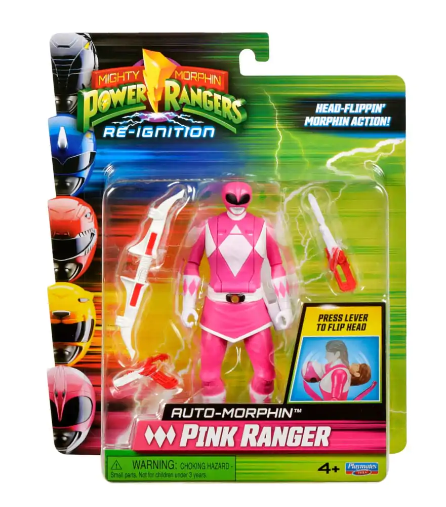 Mighty Morphin Power Rangers Action Figure Auto-Morphin Pink Ranger 12 cm product photo