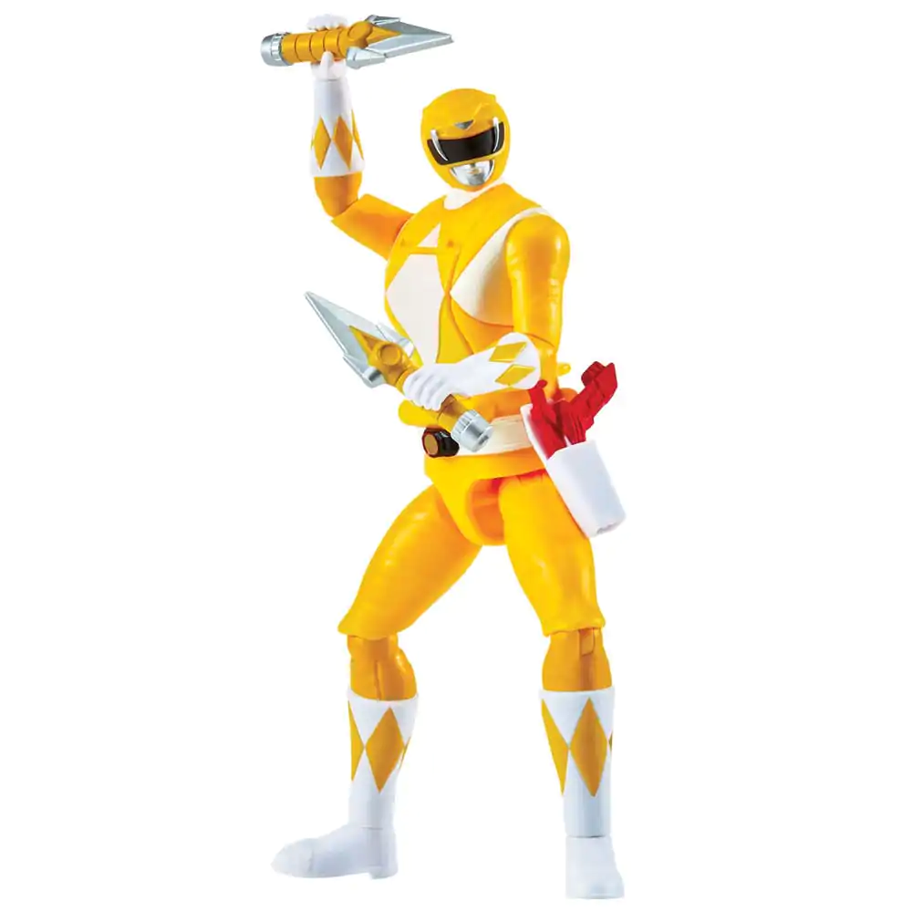 Mighty Morphin Power Rangers Action Figure Auto-Morphin Yellow Ranger 12 cm product photo