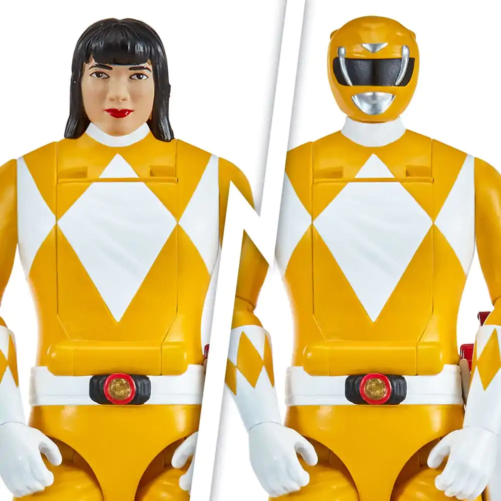 Mighty Morphin Power Rangers Action Figure Auto-Morphin Yellow Ranger 12 cm product photo
