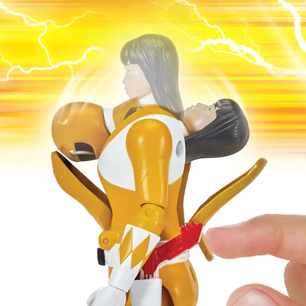 Mighty Morphin Power Rangers Action Figure Auto-Morphin Yellow Ranger 12 cm product photo