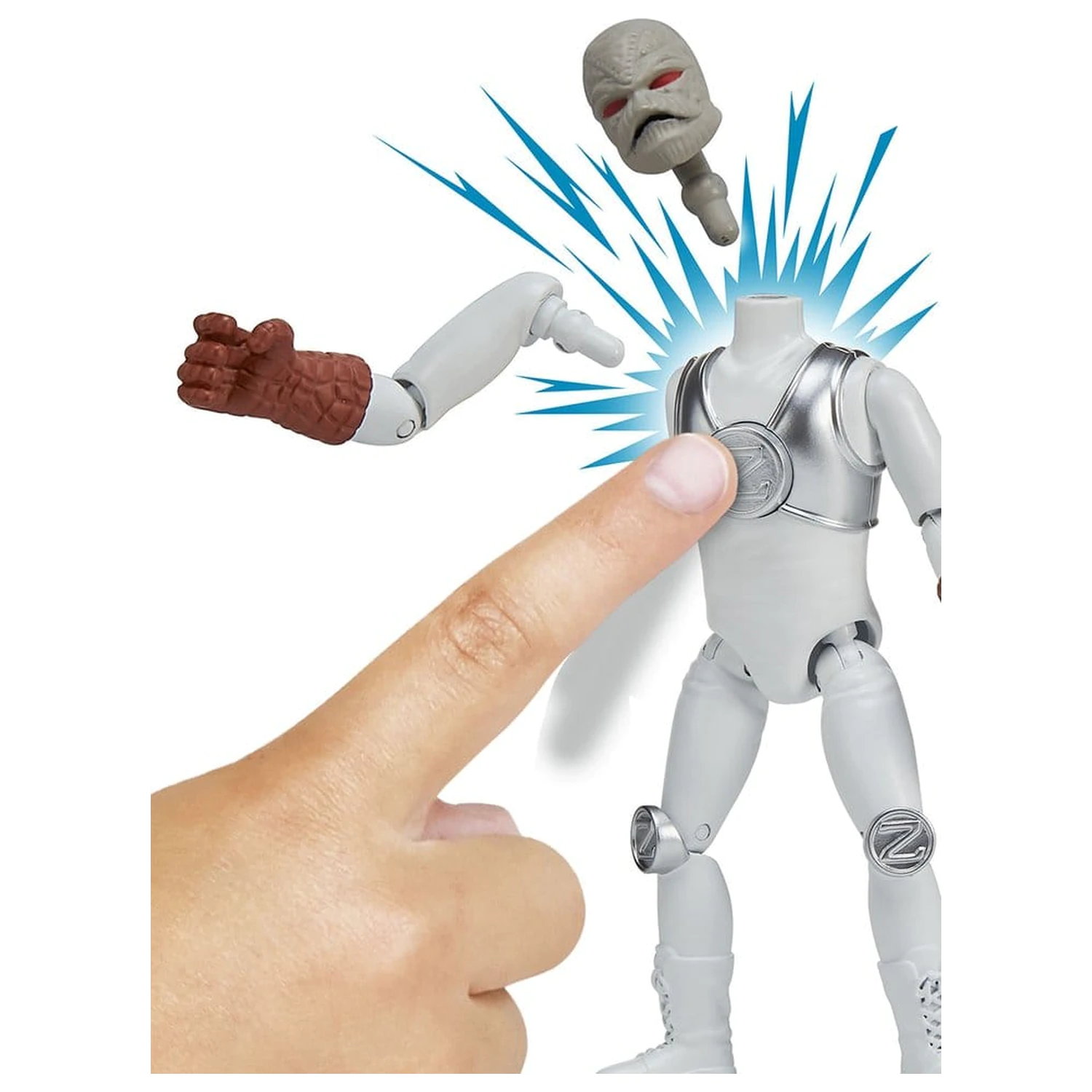 Mighty Morphin Power Rangers Basic Action Figure Z-Putty product photo