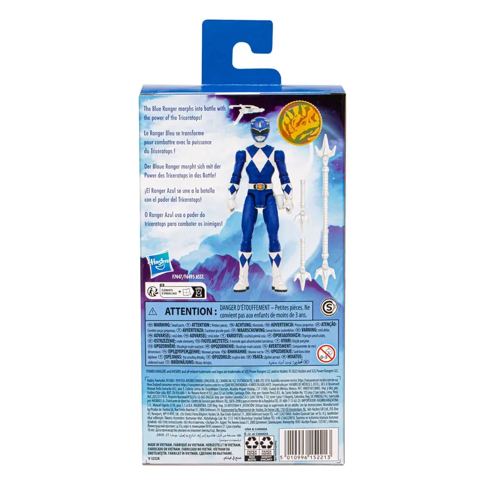 Mighty Morphin Power Rangers Action Figure Blue Ranger 15 cm product photo