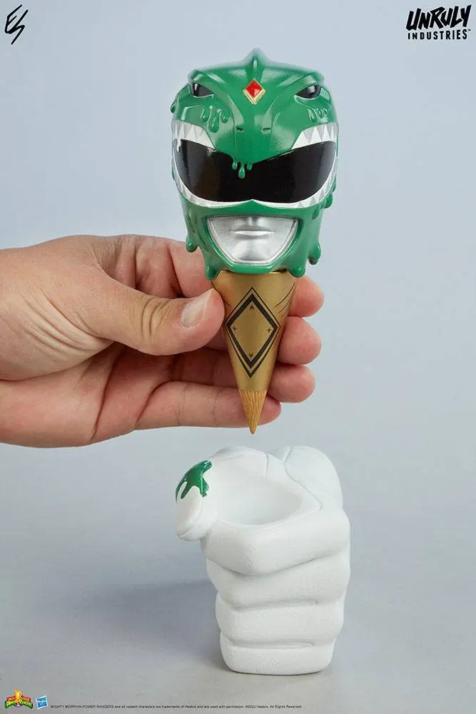 Mighty Morphin Power Rangers Designer Series Busts Green, Black and Pink Power Rangers Scoops Set 17 cm product photo
