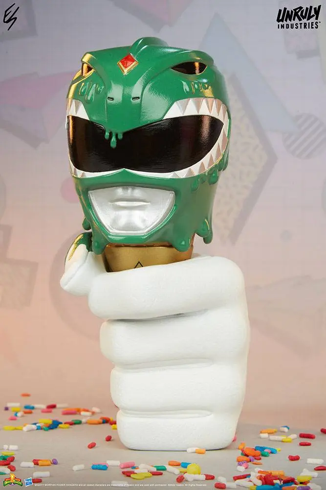 Mighty Morphin Power Rangers Designer Series Busts Green, Black and Pink Power Rangers Scoops Set 17 cm product photo