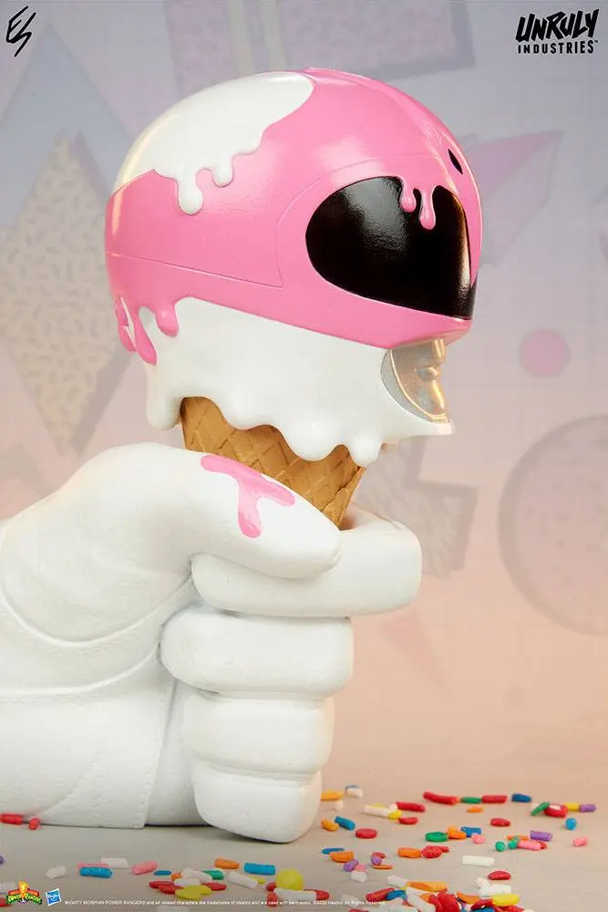Mighty Morphin Power Rangers Designer Series Busts Green, Black and Pink Power Rangers Scoops Set 17 cm product photo