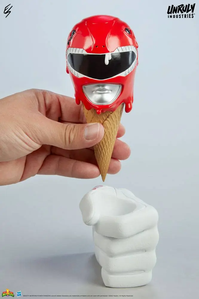 Mighty Morphin Power Rangers Designer Series Busts Red, Yellow and Blue Power Rangers Scoops Set 17 cm product photo