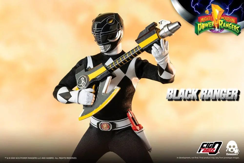 Mighty Morphin Power Rangers FigZero Action Figure 1/6 Black Ranger 30 cm product photo