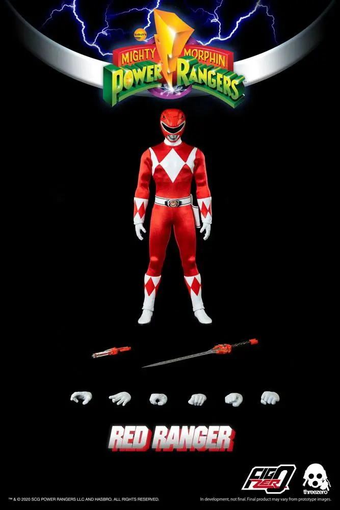 Mighty Morphin Power Rangers FigZero Action Figure 1/6 Red Ranger 30 cm product photo