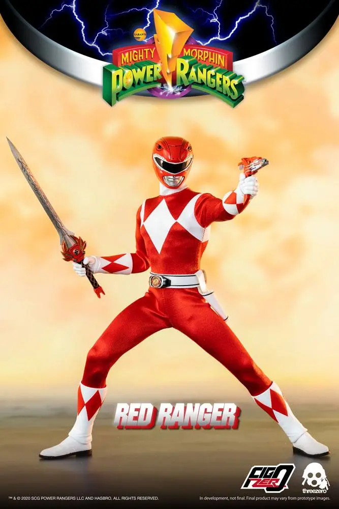 Mighty Morphin Power Rangers FigZero Action Figure 1/6 Red Ranger 30 cm product photo