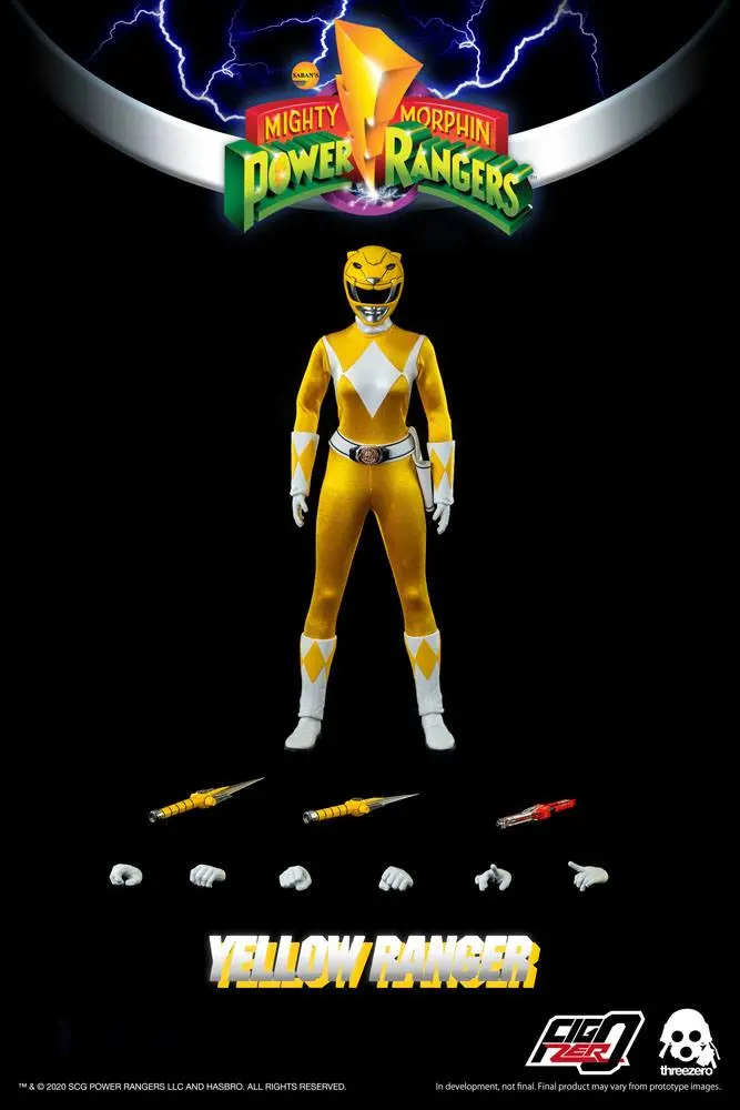 Mighty Morphin Power Rangers FigZero Action Figure 1/6 Yellow Ranger 30 cm termékfotó