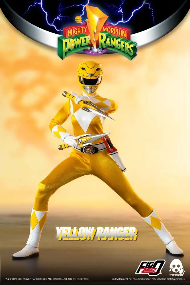 Mighty Morphin Power Rangers FigZero Action Figure 1/6 Yellow Ranger 30 cm termékfotó