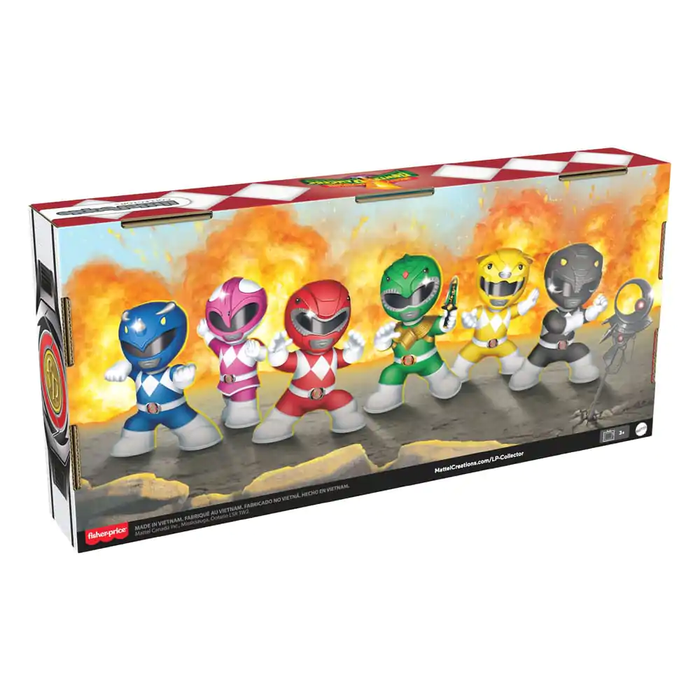 Mighty Morphin Power Rangers Fisher-Price Little People Collector Mini Figures 6-Pack 7 cm product photo