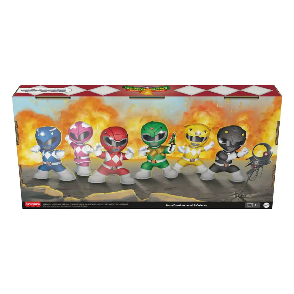 Mighty Morphin Power Rangers Fisher-Price Little People Collector Mini Figures 6-Pack 7 cm product photo