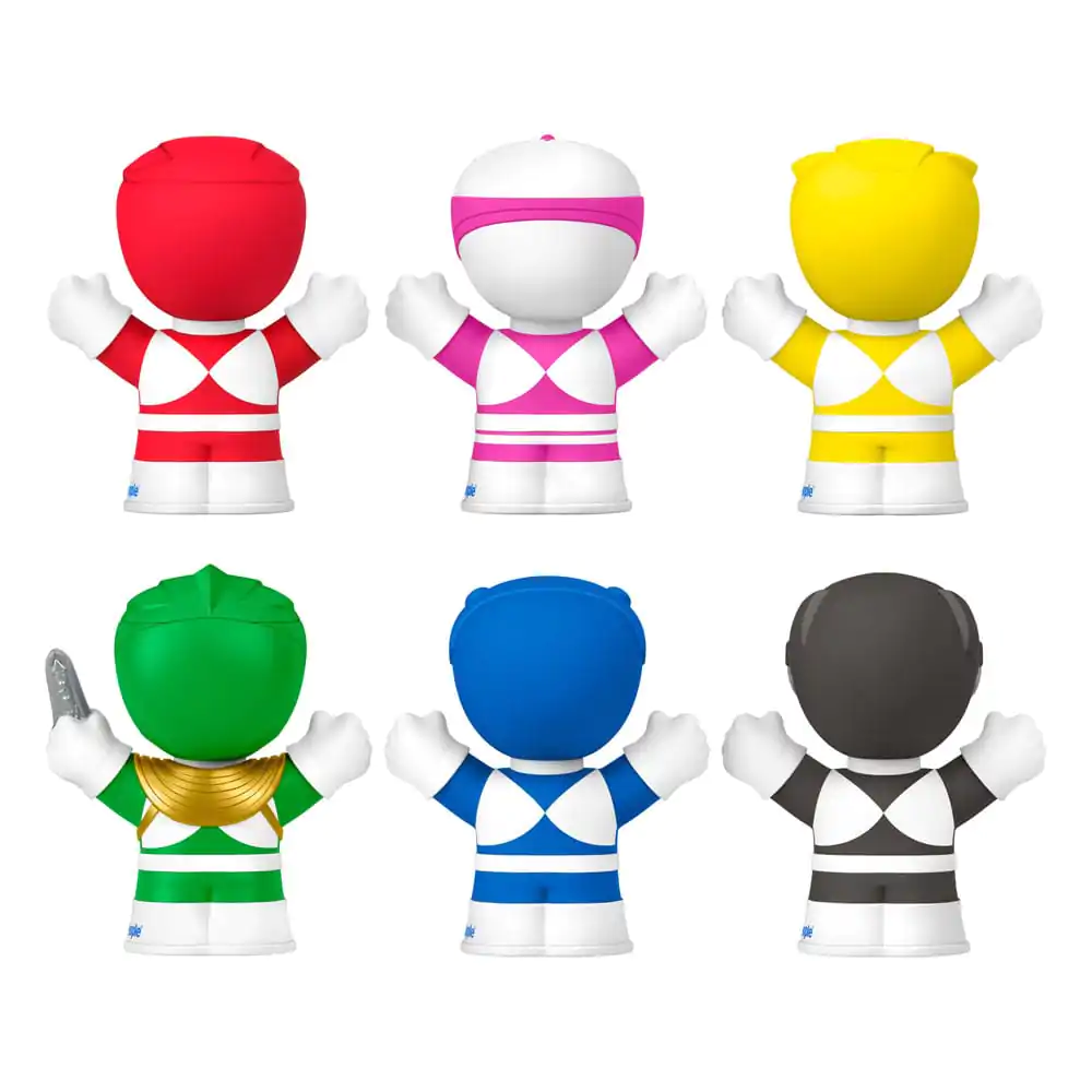 Mighty Morphin Power Rangers Fisher-Price Little People Collector Mini Figures 6-Pack 7 cm product photo