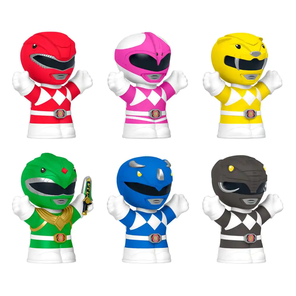 Mighty Morphin Power Rangers Fisher-Price Little People Collector Mini Figures 6-Pack 7 cm product photo