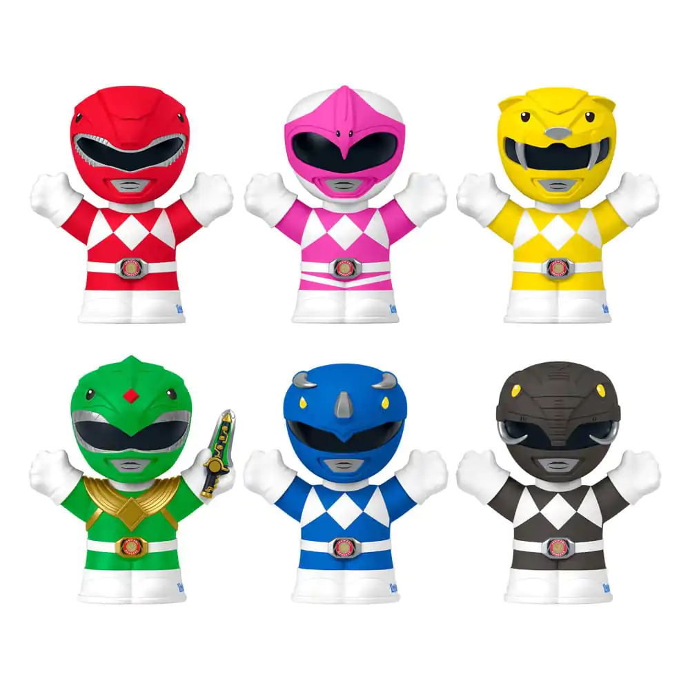 Mighty Morphin Power Rangers Fisher-Price Little People Collector Mini Figures 6-Pack 7 cm product photo