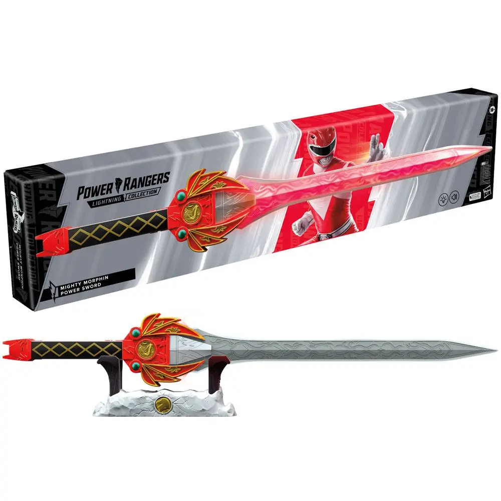 Mighty Morphin Power Rangers Lightning Collection Premium Roleplay Replica 2022 Red Ranger Power Sword product photo