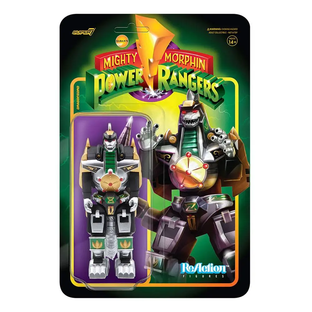 Mighty Morphin Power Rangers ReAction Action Figure Dragonzord 15 cm product photo
