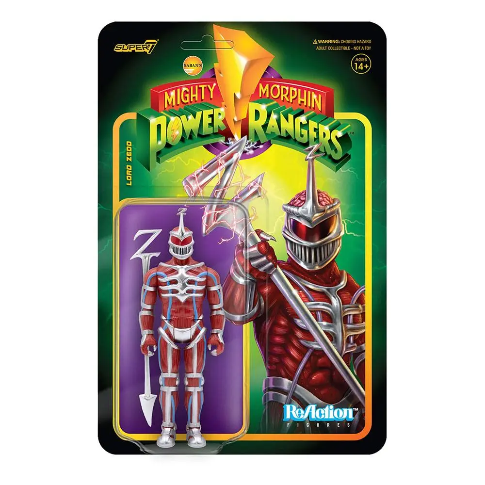 Mighty Morphin Power Rangers ReAction Action Figure Lord Zedd 10 cm product photo