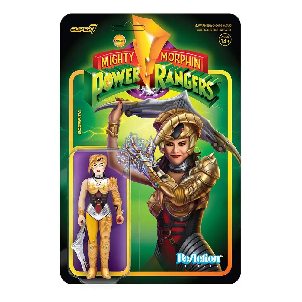 Mighty Morphin Power Rangers ReAction Action Figure Scorpina 10 cm product photo