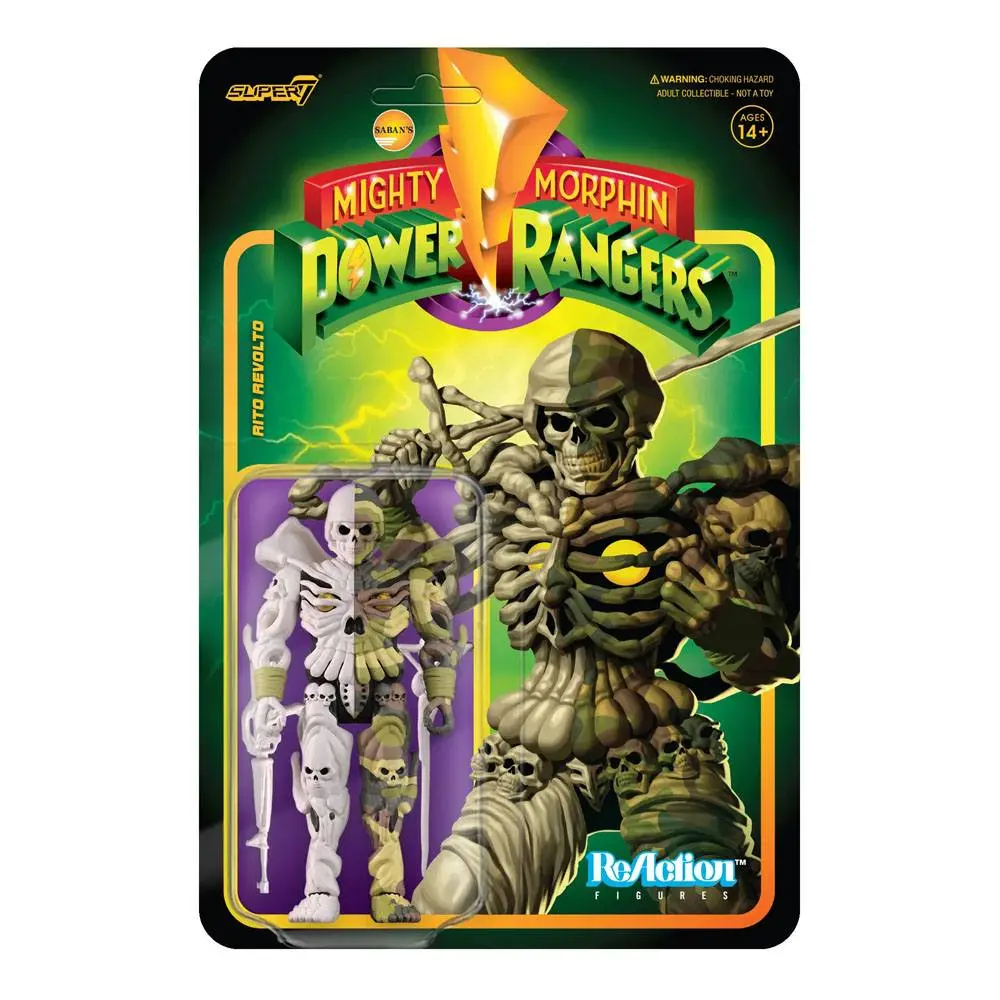 Mighty Morphin Power Rangers ReAction Action Figure Wave 3 Rito Revolto 10 cm product photo