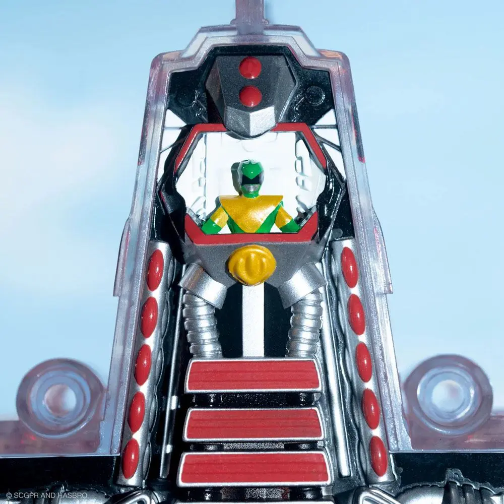 Mighty Morphin Power Rangers Super Cyborg Action Figure Dragonzord (Clear) 28 cm product photo