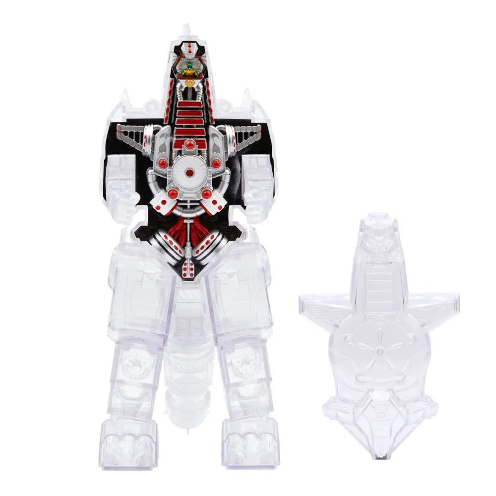 Mighty Morphin Power Rangers Super Cyborg Action Figure Dragonzord (Clear) 28 cm product photo
