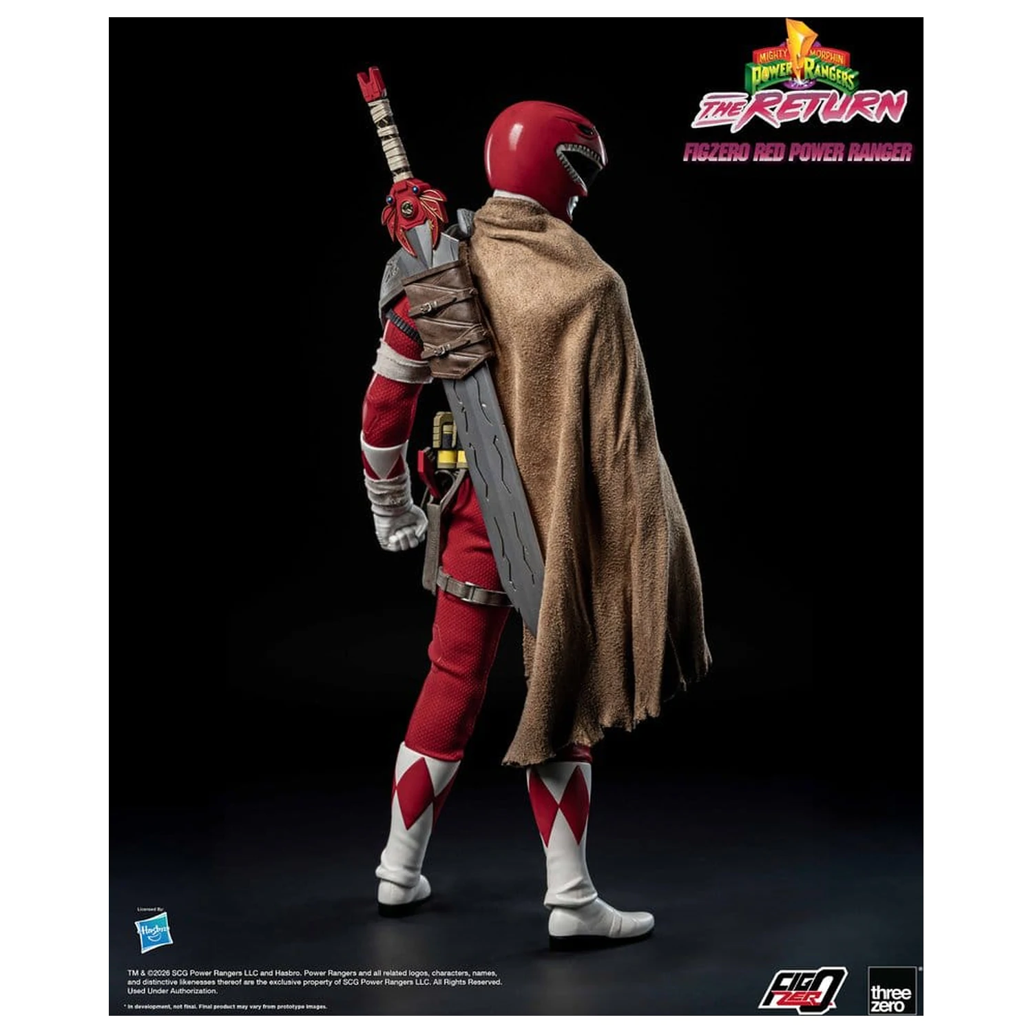 Mighty Morphin Power Rangers: The Return FigZero Action Figure 1/6 Red Power Ranger 31 cm product photo