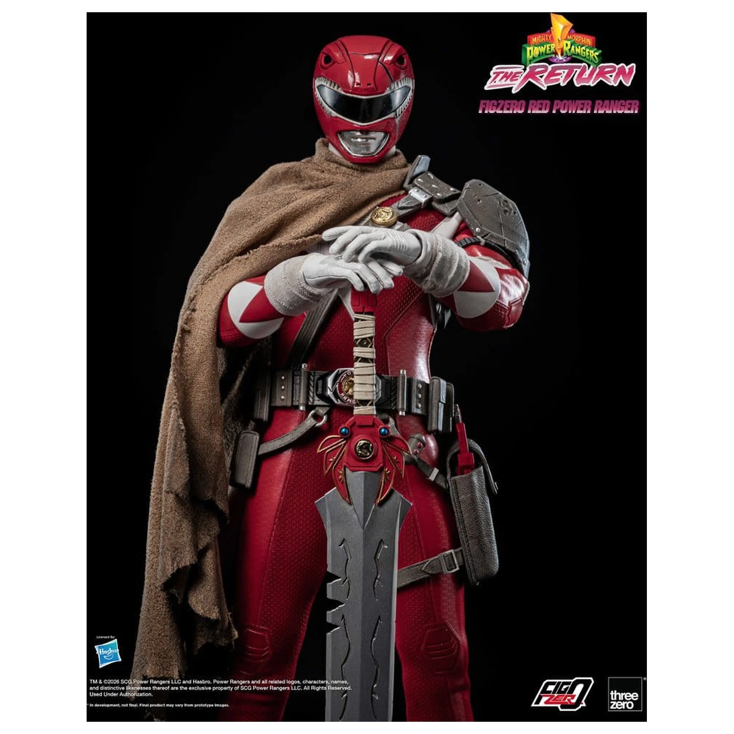 Mighty Morphin Power Rangers: The Return FigZero Action Figure 1/6 Red Power Ranger 31 cm product photo